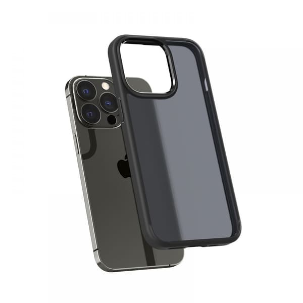 Spigen Ultra Hybrid Skal iPhone 13 Pro - Matte Frost Svart
