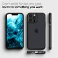 Miniatyrbild 9 av 9: Spigen Ultra Hybrid Skal iPhone 13 Pro - Matte Frost Svart