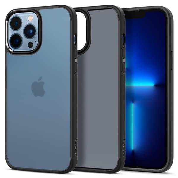 Spigen Ultra Hybrid Skal iPhone 13 Pro - Matte Frost Svart