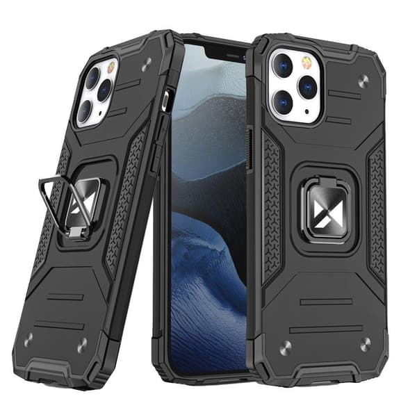 Wozinsky Ring Kickstand Tough Skal iPhone 13 Pro - Svart
