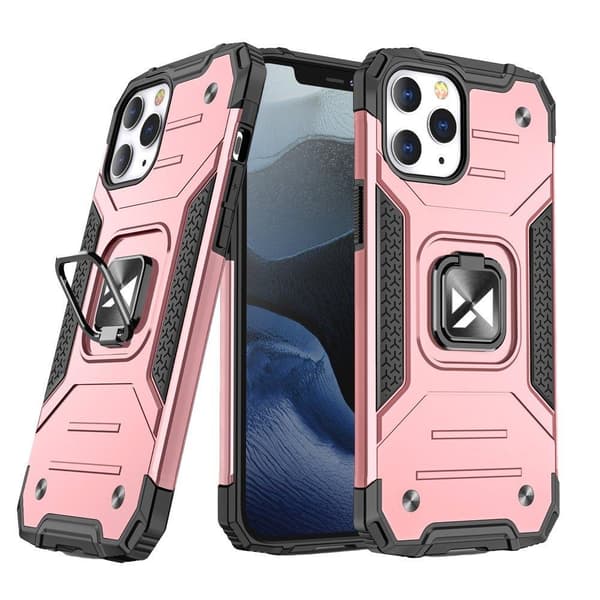 Wozinsky Ring Kickstand Tough Skal iPhone 13 Pro - Rosa