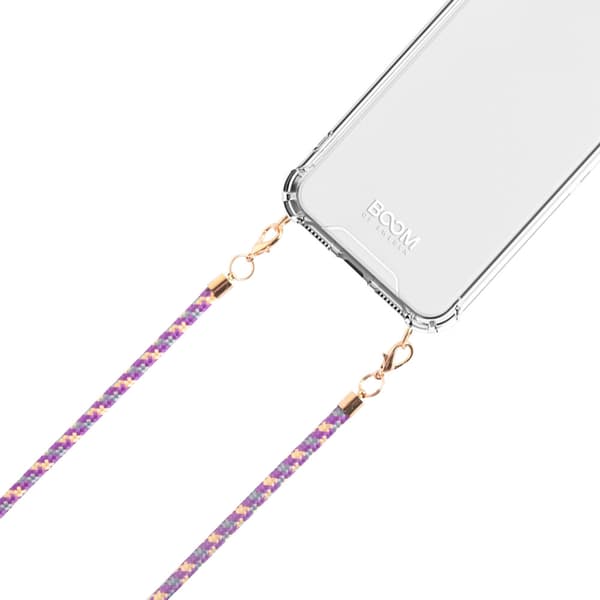 Boom iPhone 13 Pro skal med mobilhalsband- Rope CamoPurple
