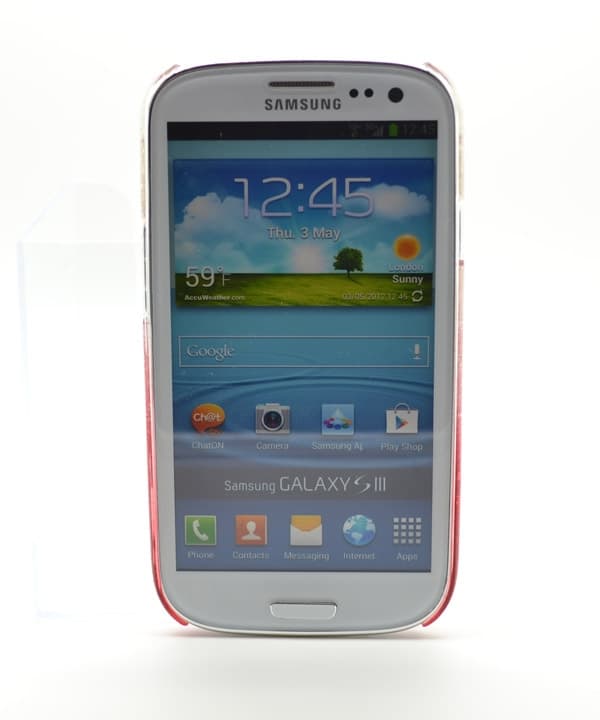 Raindrop Baksideskal tillSamsung Galaxy S3 i9300 (Rosa)