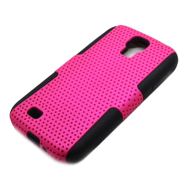Mesh Combo Skal till Samsung Galaxy S4 i9500 (Magenta)