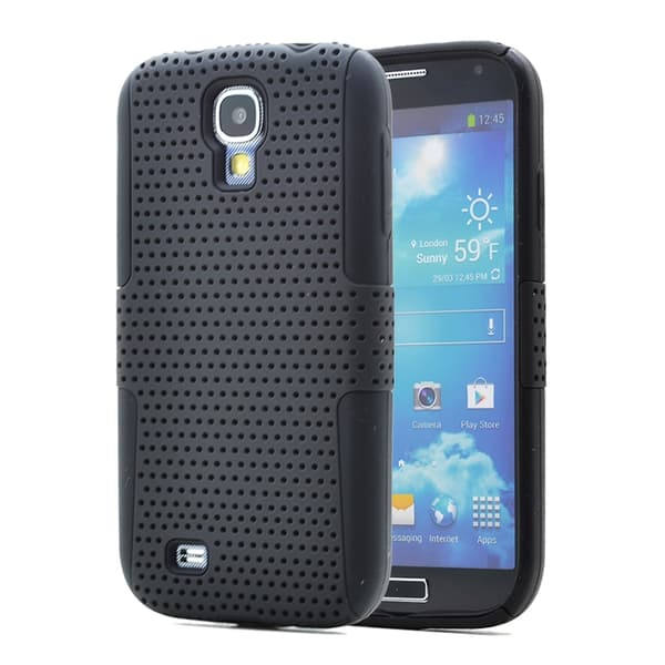 Mesh Combo Skal till Samsung Galaxy S4 i9500 (Svart)