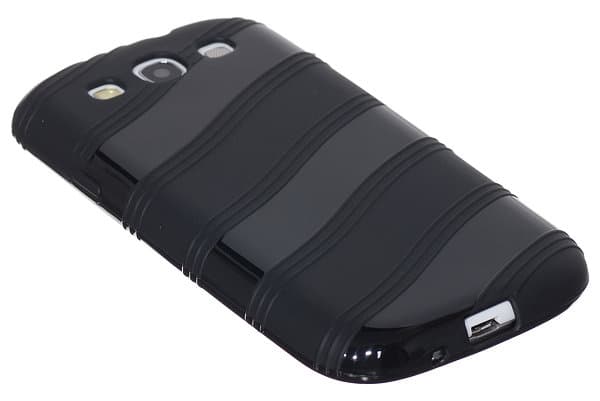 Wave FlexiCase Skal till Samsung Galaxy S3 i9300 (Svart)