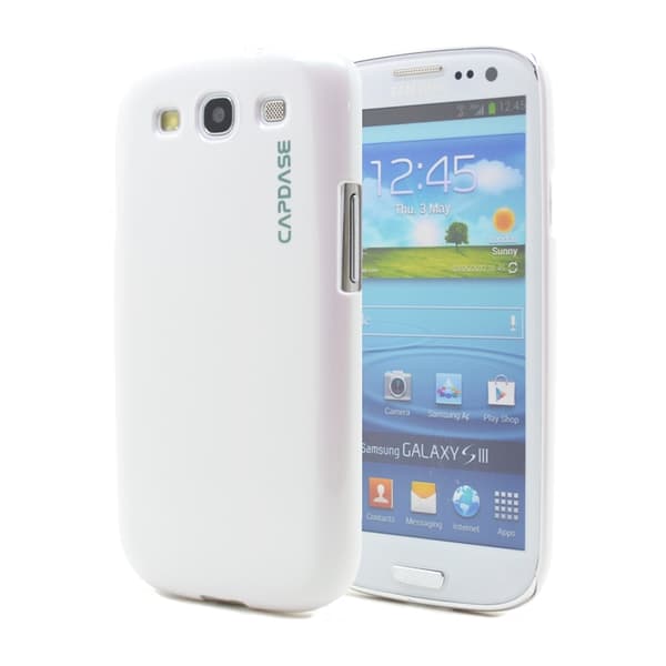 CAPDASE Skal till Samsung Galaxy S3 i9300 (Vit) + Skärmskydd