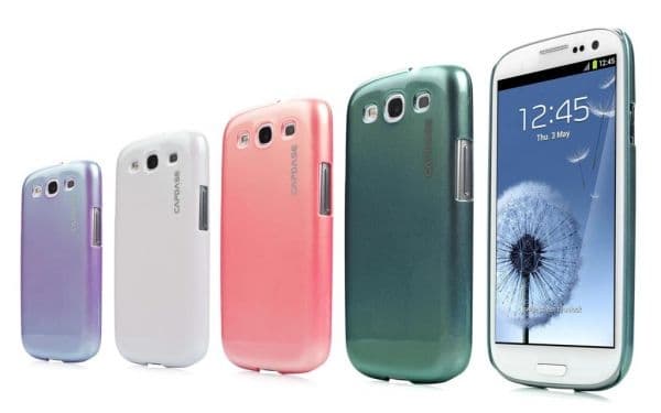 CAPDASE Skal till Samsung Galaxy S3 i9300 (Vit) + Skärmskydd