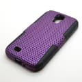 Miniatyrbild 2 av 3: Mesh Combo Skal till Samsung Galaxy S4 i9500 (Lila)