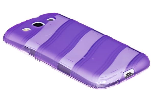 Wave FlexiCase Skal till Samsung Galaxy S3 i9300 (Lila)