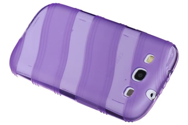 Wave FlexiCase Skal till Samsung Galaxy S3 i9300 (Lila)