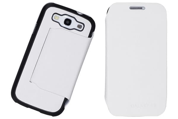 Book Mobilväska till Samsung Galaxy S3 i9300 (Vit)