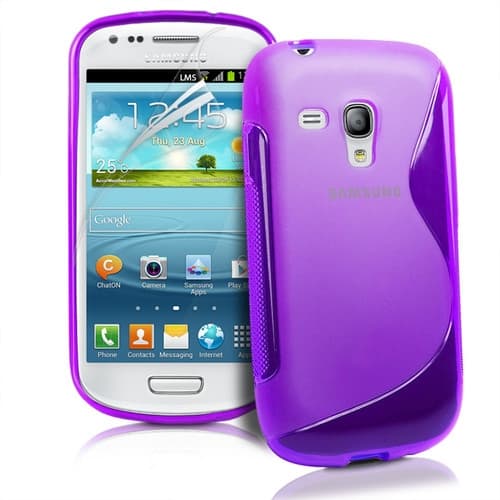 FlexiCase Skal till Samsung Galaxy S3 Mini i8190 - (Lila)
