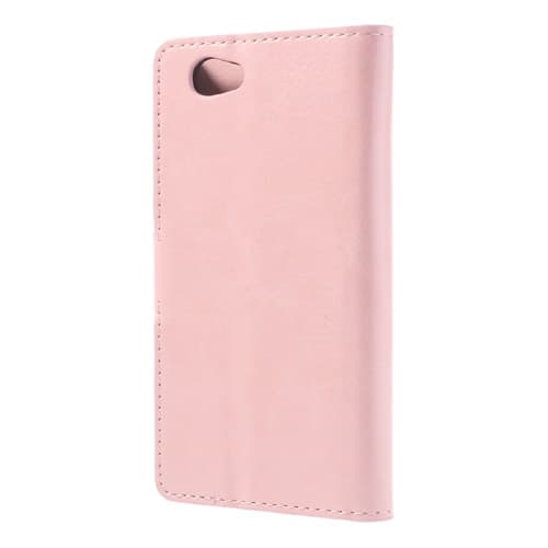 Plånboksfodral till Sony Xperia Z1 Compact (Rosa)