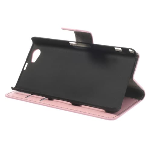 Plånboksfodral till Sony Xperia Z1 Compact (Rosa)