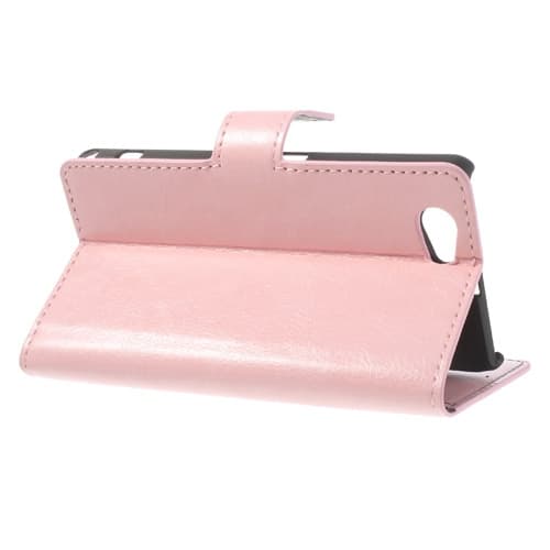 Plånboksfodral till Sony Xperia Z1 Compact (Rosa)