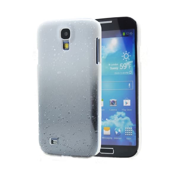 Raindrop Baksideskal till Samsung Galaxy S4 i9500 - Vit