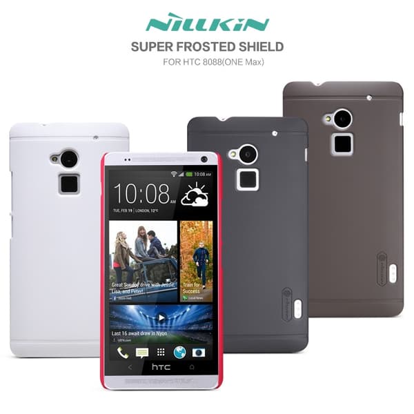 Nillkin Frosted Shield Skal till HTC One Max (Svart)