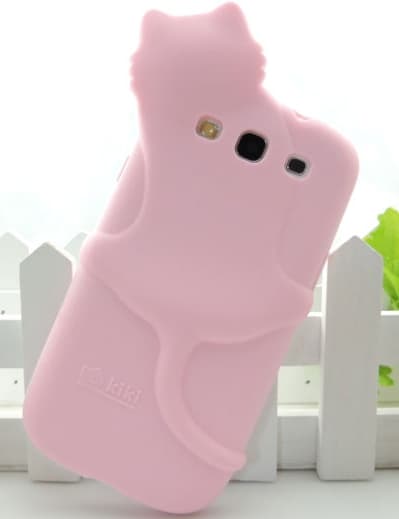 Kiki Silikonskal till Samsung Galaxy S3 i9300 (Rosa)