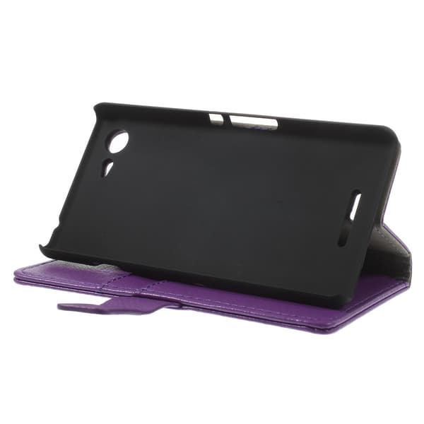 Lychee Plånboksfodral till Sony Xperia E3 - Lila