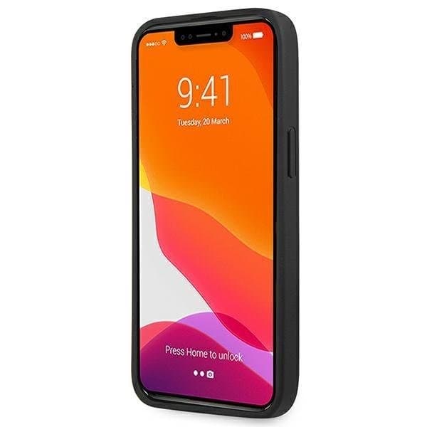 BMW Skal iPhone 13 Pro Läder Curve Perforate - Röd