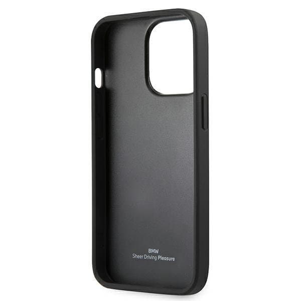 BMW Skal iPhone 13 Pro Läder Curve Perforate - Röd