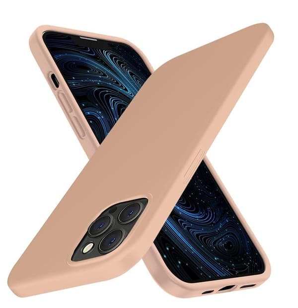 iPhone 13 Pro [5-PACK] 1 X Skal - 2 X Kameralinsskydd - 2 X Härdat Glas - Rosa