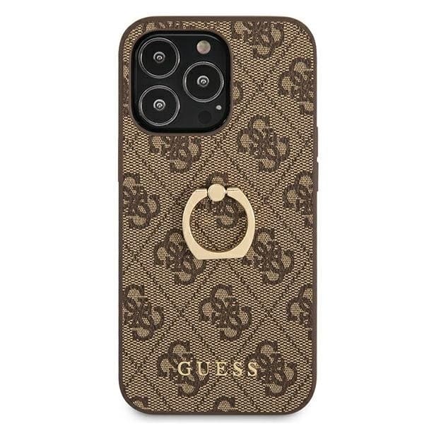 Guess Ring Stand Skal iPhone 13 Pro / 13 - Brun