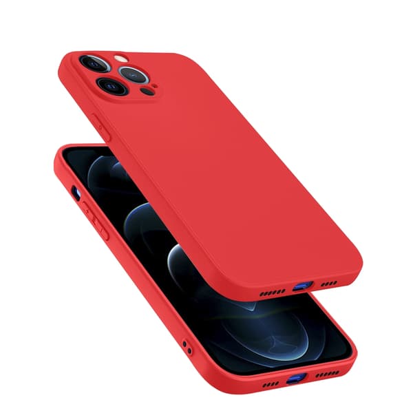 Tunt Mjukt Skal iPhone 13 Pro - Röd