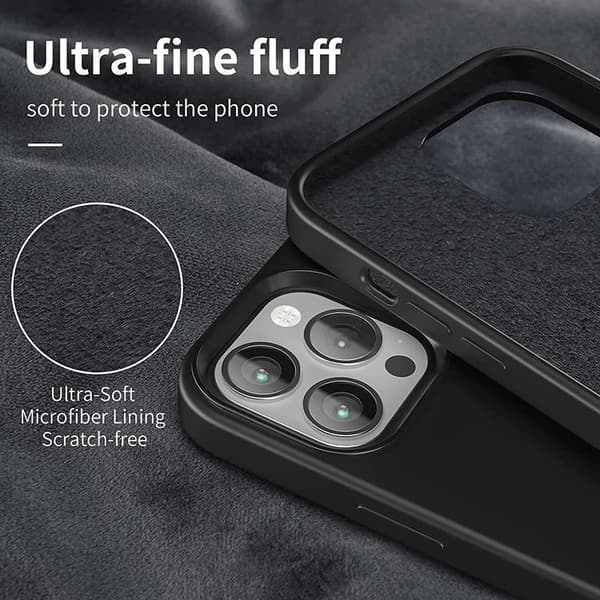 Liquid Silicone Skal iPhone 13 Pro - Rosa