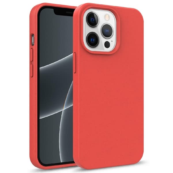 Miljövänligt Eco Skal till Apple iPhone 13 Pro - Röd