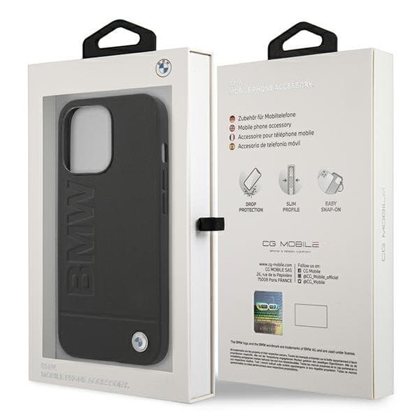 BMW Skal iPhone 13 Pro Max Signature Logo Imprint - Svart