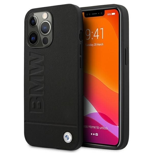 BMW Skal iPhone 13 Pro Max Signature Logo Imprint - Svart