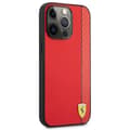 Miniatyrbild 4 av 8: Ferrari Skal iPhone 13 Pro Max On Track Carbon Stripe - Röd