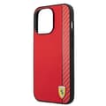 Miniatyrbild 6 av 8: Ferrari Skal iPhone 13 Pro Max On Track Carbon Stripe - Röd