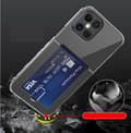 Miniatyrbild 5 av 8: Flexicase Skal med Kortplats iPhone 13 Pro Max - Clear