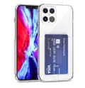 Miniatyrbild 1 av 8: Flexicase Skal med Kortplats iPhone 13 Pro Max - Clear