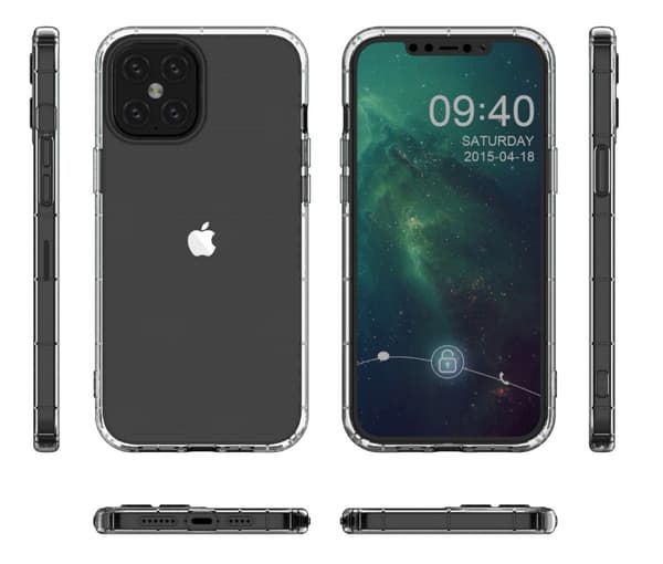 Tunt Mjukt Drop-Proof Skal iPhone 13 Pro Max - Clear