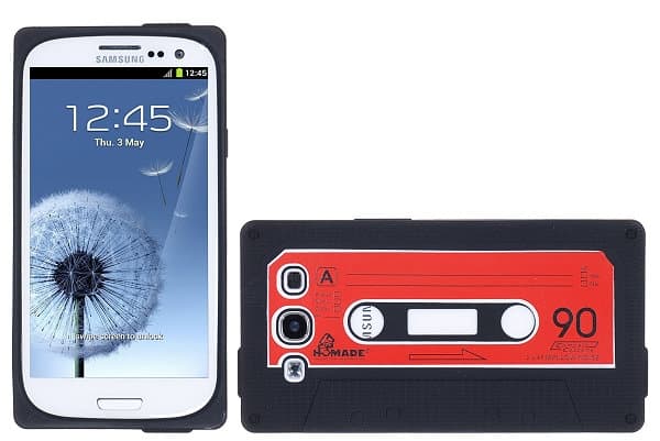 Cassette silikon skal till Samsung Galaxy S3 i9300 (Svart)