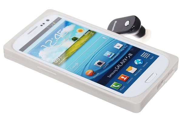 Cassette silikon skal till Samsung Galaxy S3 i9300 (Vit)