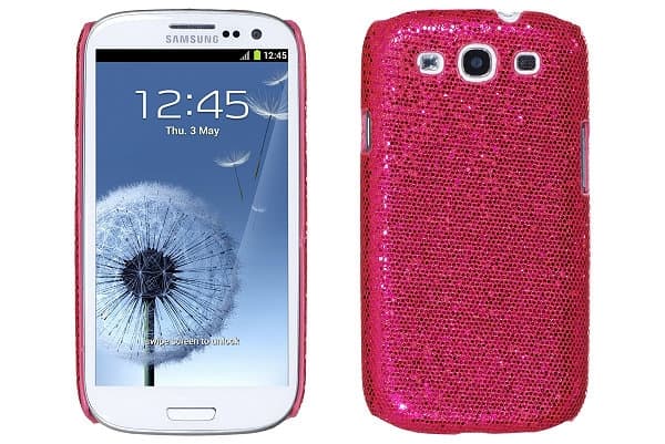 Sparkle Baksideskal tillSamsung Galaxy S3 i9300 (Magenta)