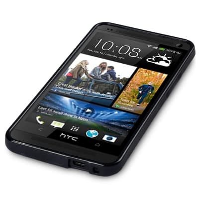 FlexiSkal till HTC One (M7) (Svart)