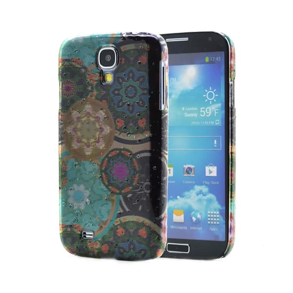 Baksidesskal till Samsung Galaxy S4 i9500 - (Gröna Cirklar)