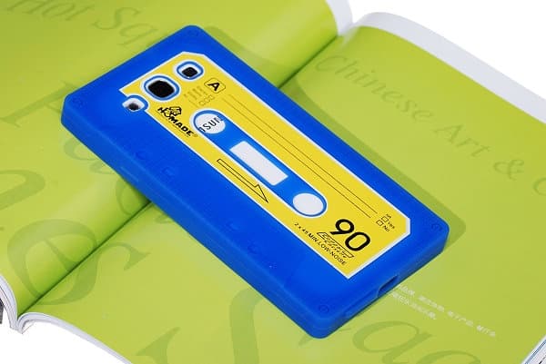 Cassette silikon skal till Samsung Galaxy S3 i9300 (Blå)