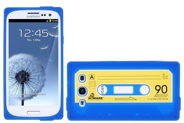 Cassette silikon skal till Samsung Galaxy S3 i9300 (Blå)