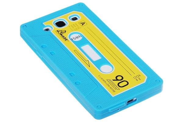 Cassette silikon skal till Samsung Galaxy S3 i9300 (Ljus Blå)