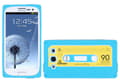Miniatyrbild 1 av 3: Cassette silikon skal till Samsung Galaxy S3 i9300 (Ljus Blå)