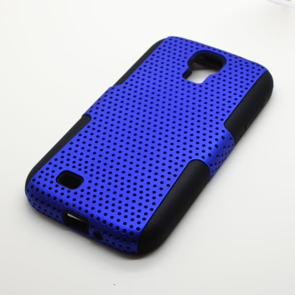 Mesh Combo Skal till Samsung Galaxy S4 i9500 (Blå)