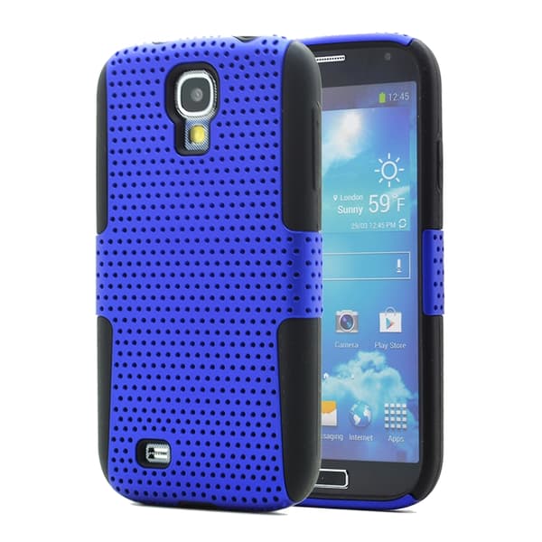 Mesh Combo Skal till Samsung Galaxy S4 i9500 (Blå)