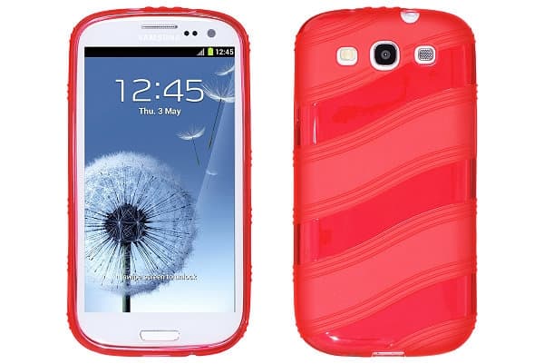 Wave FlexiCase Skal till Samsung Galaxy S3 i9300 (Röd)